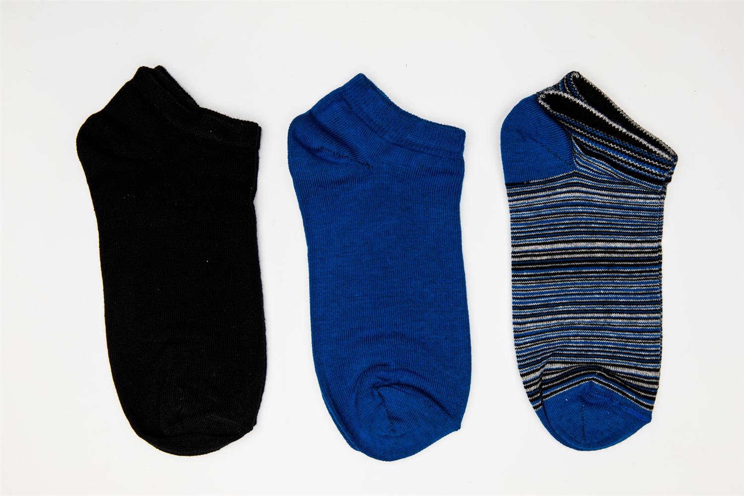 ΚΟΦΤH ΓΥΝΑΙΚΕΙΑ ΚΑΛΤΣΑ ΣΧΕΔΙΟ 3ΑΔΑ 3806-5 ΜΑΥΡΟ/ΜΠΛΕ φωτογραφία