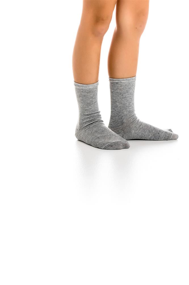 ΠΑΙΔΙΚΗ ΜΟΝΟΧΡΩΜΗ ΒΑΜΒΑΚΕΡΗ ΚΑΛΤΣΑ 3ΑΔΑ 2100 ΑΝΘΡΑΚΙ/ΓΚΡΙ/ΜΠΛΕ φωτογραφία