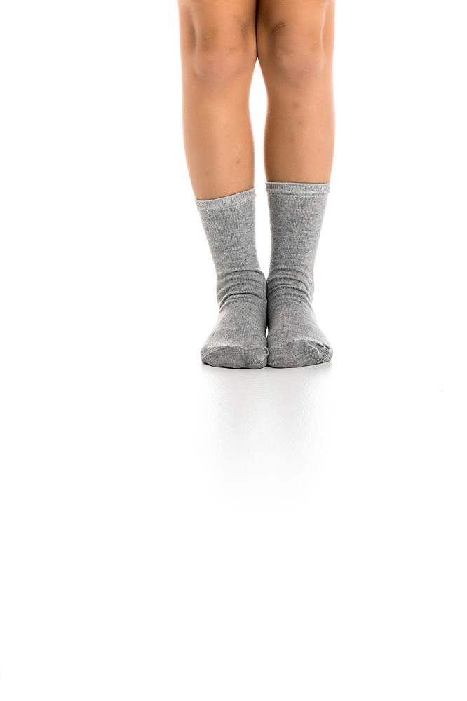 ΠΑΙΔΙΚΗ ΜΟΝΟΧΡΩΜΗ ΒΑΜΒΑΚΕΡΗ ΚΑΛΤΣΑ 3ΑΔΑ 2100 ΜΑΥΡΟ/ΑΝΘΡΑΚΙ/ΓΚΡΙ φωτογραφία