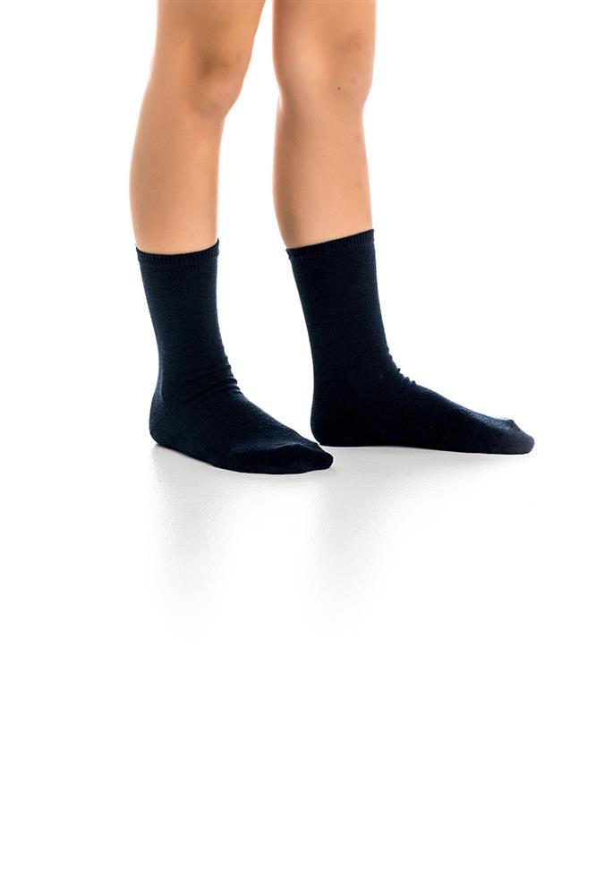 ΠΑΙΔΙΚΗ ΜΟΝΟΧΡΩΜΗ ΒΑΜΒΑΚΕΡΗ ΚΑΛΤΣΑ 3ΑΔΑ 2100 ΜΑΥΡΟ/ΜΠΛΕ/ΤΖΙΝ φωτογραφία