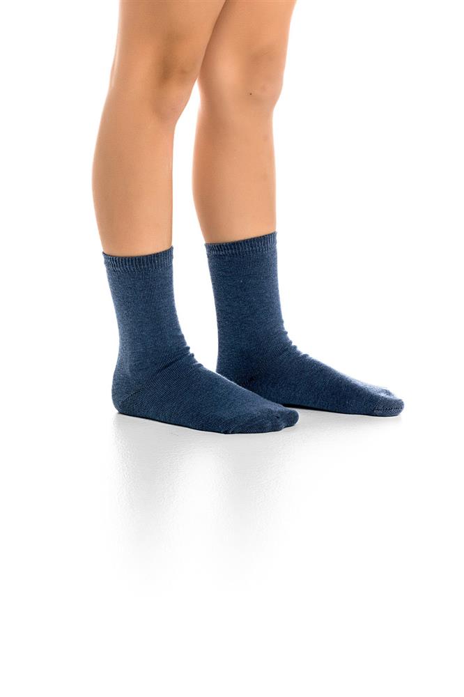 ΠΑΙΔΙΚΗ ΜΟΝΟΧΡΩΜΗ ΒΑΜΒΑΚΕΡΗ ΚΑΛΤΣΑ 3ΑΔΑ 2100 ΜΑΥΡΟ/ΜΠΛΕ/ΤΖΙΝ φωτογραφία