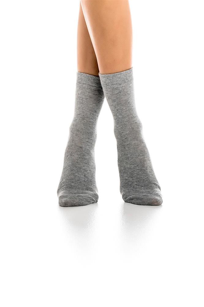 ΓΥΝΑΙΚΕΙΑ ΜΟΝΟΧΡΩΜΗ ΒΑΜΒΑΚΕΡΗ ΚΑΛΤΣΑ 3ΑΔΑ 3112 ΑΝΘΡΑΚΙ/ΓΚΡΙ/ΜΠΛΕ φωτογραφία