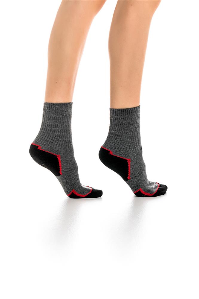 ΓΥΝΑΙΚΕΙΑ ΑΘΛΗΤΙΚΗ ΚΑΛΤΣΑ 2ΑΔΑ 3115 ΑΝΘΡΑΚΙ/ΜΠΛΕ/ΚΟΚΚΙΝΟ φωτογραφία