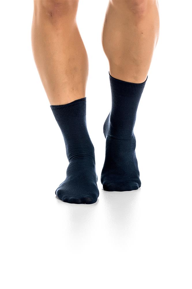 ΑΝΔΡΙΚΗ ΒΑΜΒΑΚΕΡΗ ΜΟΝΟΧΡΩΜΗ ΚΑΛΤΣΑ 3ΑΔΑ 4114 ΜΑΥΡΟ/ΜΠΛΕ/ΤΖΙΝ φωτογραφία