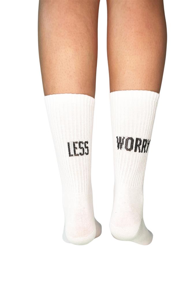 ΓΥΝΑΙΚΕΙΑ ΒΑΜΒΑΚΕΡΗ ΚΑΛΤΣΑ ΙΝΙΖΙΟ ΣΧΕΔΙΟ LESS WORRY 3197-29 ΛΕΥΚΟ φωτογραφία