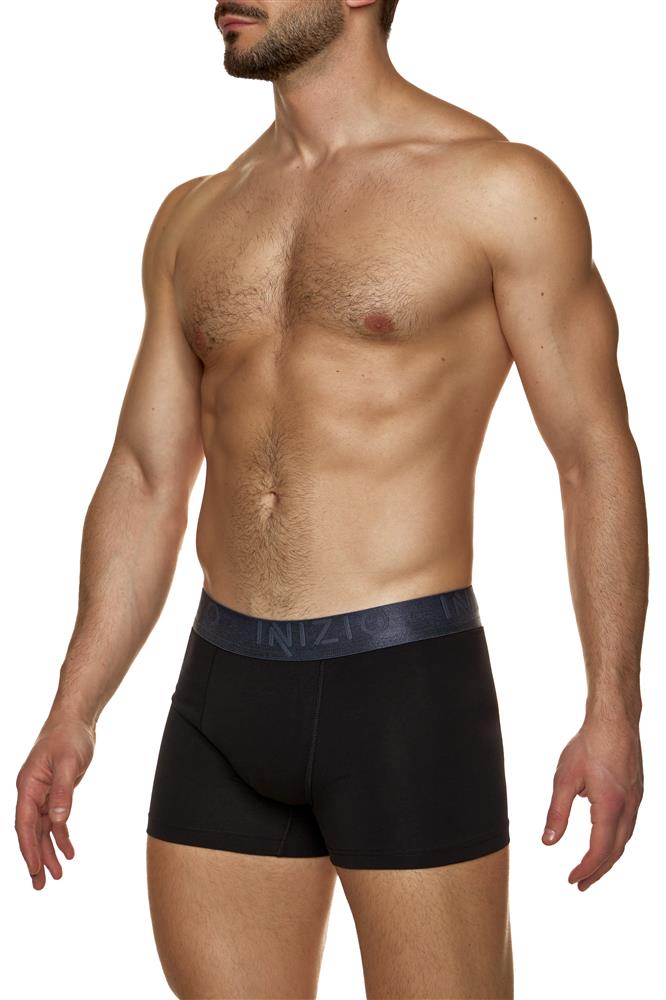 BOXER ΜΕ ΕΞΩΤΕΡΙΚΟ ΜΟΝΟΧΡΩΜΟ ΜΕΤΑΛΛΙΖΕ ΛΑΣΤΙΧΟ ΚΑΙ LOGO ΙΝΙΖΙΟ