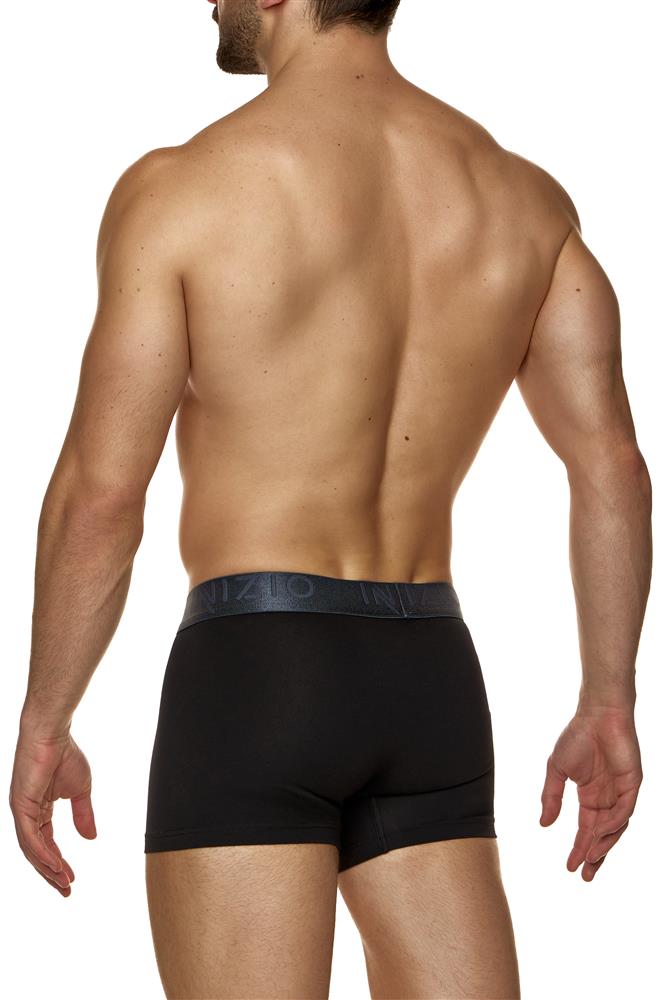 BOXER ΜΕ ΕΞΩΤΕΡΙΚΟ ΜΟΝΟΧΡΩΜΟ ΜΕΤΑΛΛΙΖΕ ΛΑΣΤΙΧΟ ΚΑΙ LOGO ΙΝΙΖΙΟ