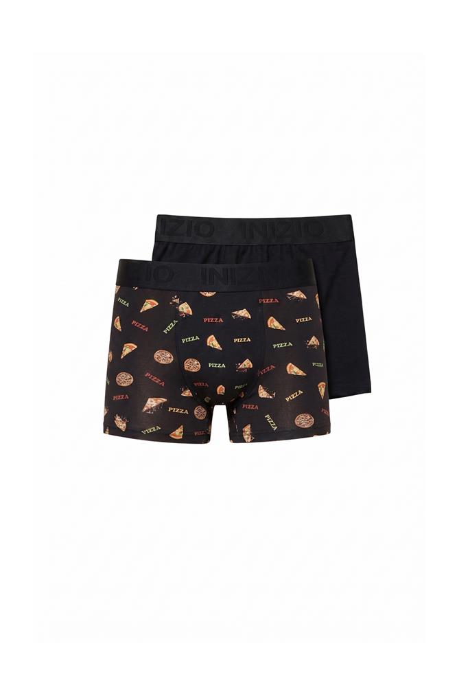 ΣΕΤ ΜΟΝΟΧΡΩΜΟ ΚΑΙ ΣΧΕΔΙΟ ΑΝΔΡΙΚΟ BOXER INIZIO 2 PACK