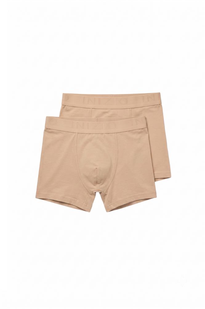 BOXER SET WITH EXTERNAL MATTE ELASTIC AND GLOSSY INIZIO LOGO